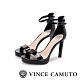 VINCE CAMUTO-BALINDIA 奢華性感踝繞帶高跟涼鞋-鏡黑色 product thumbnail 1