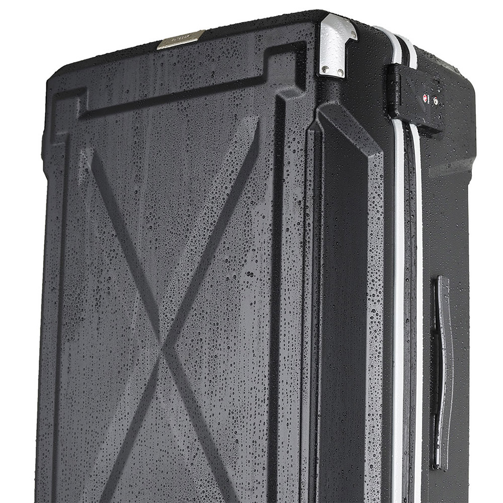 日本LEGEND WALKER 6304-61-24吋防潑水拉鍊行李箱消光白| 拉鍊框