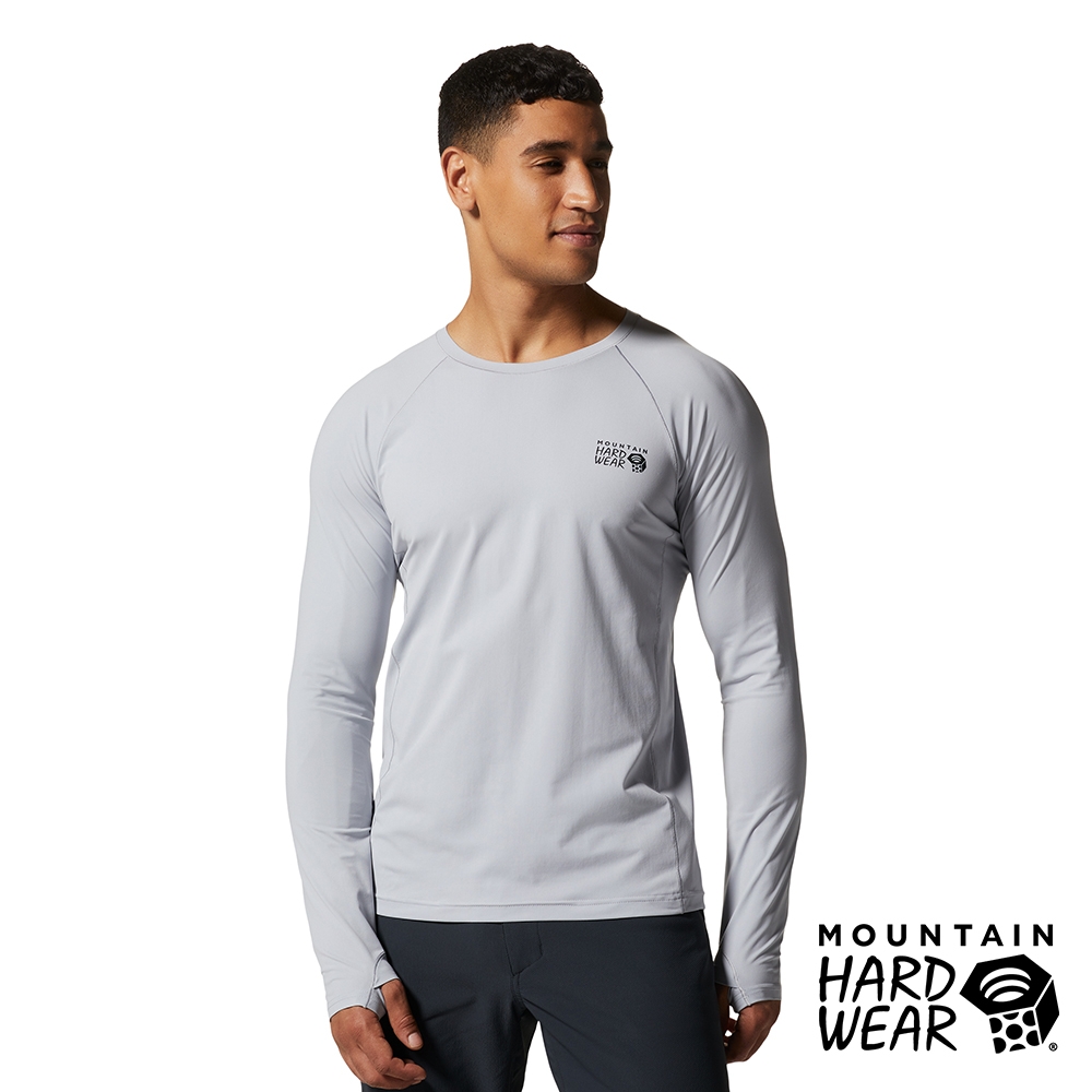 【美國 Mountain Hardwear】Mountain Stretch Long Sleeve 彈性快乾長袖排汗衣 男款 冰河 #1942341