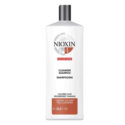 NIOXIN 4號賦活潔髮露1000ml(油性頭皮 染燙後軟細髮質)