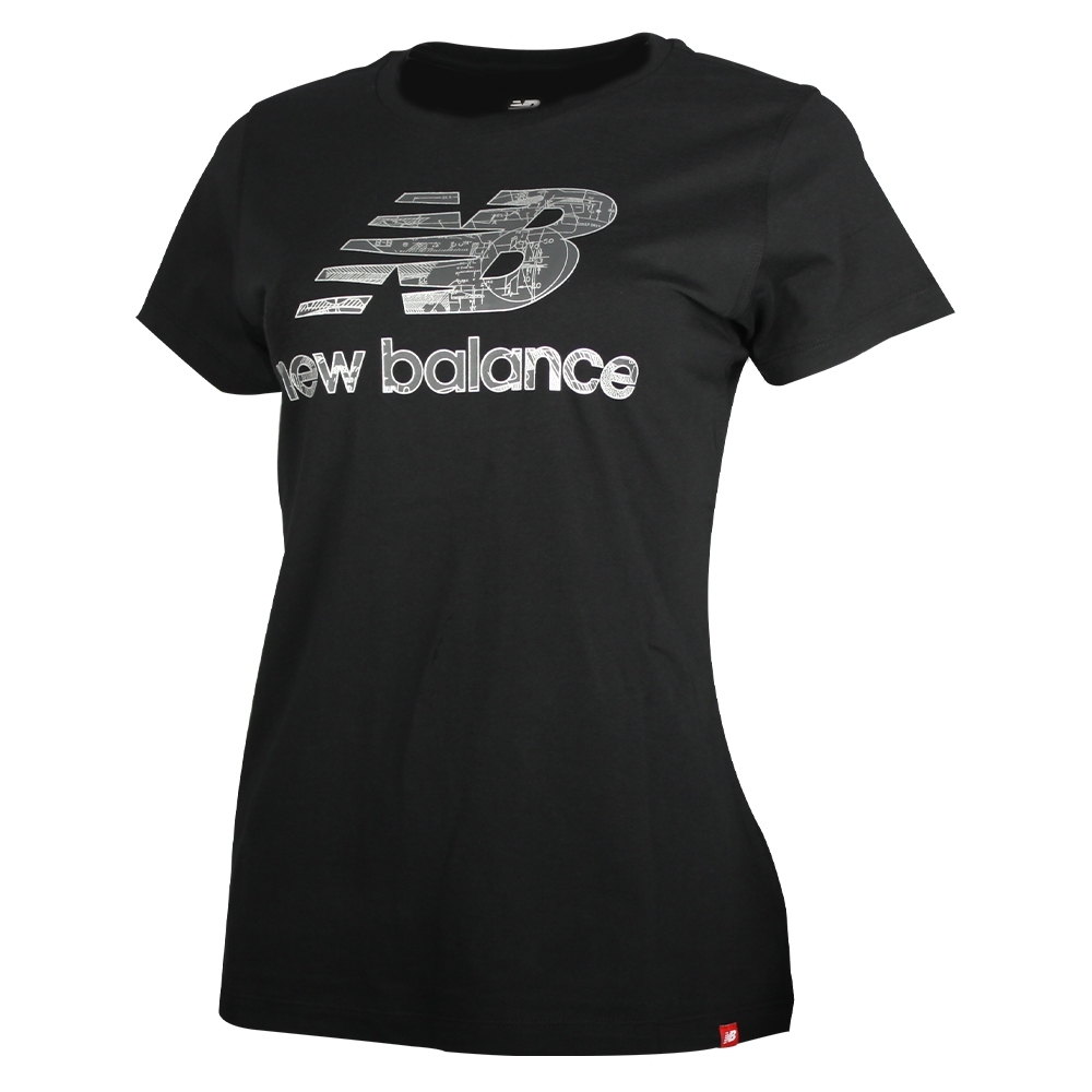New Balance NB 經典LOGO短袖T恤 AWT91567BK 女性 黑色