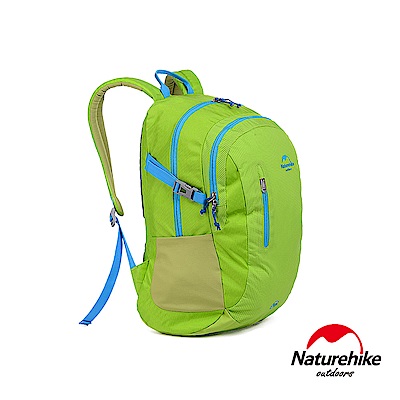 Naturehike 30L亮彩輕量耐磨機能登山後背包 柳綠