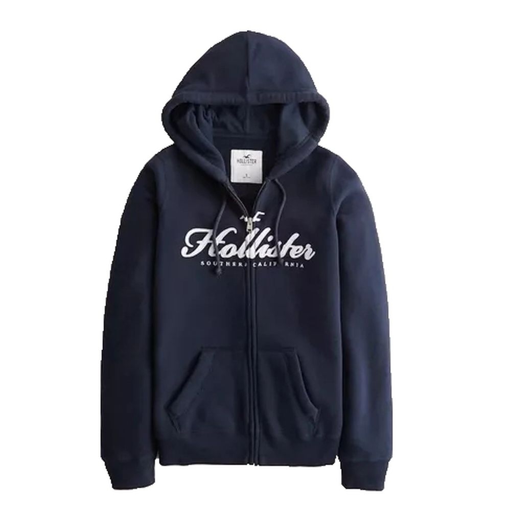 Hollister HCO 女 連帽外套 藍色 1729