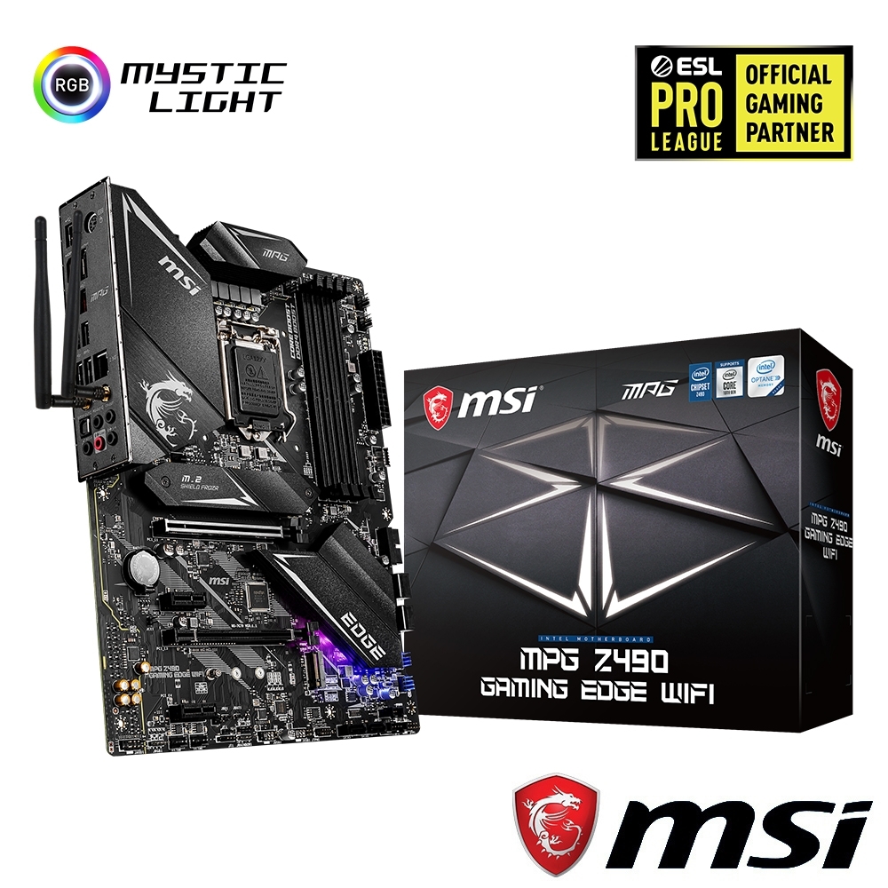 MSI微星 MPG Z490 GAMING EDGE WIFI 主機板