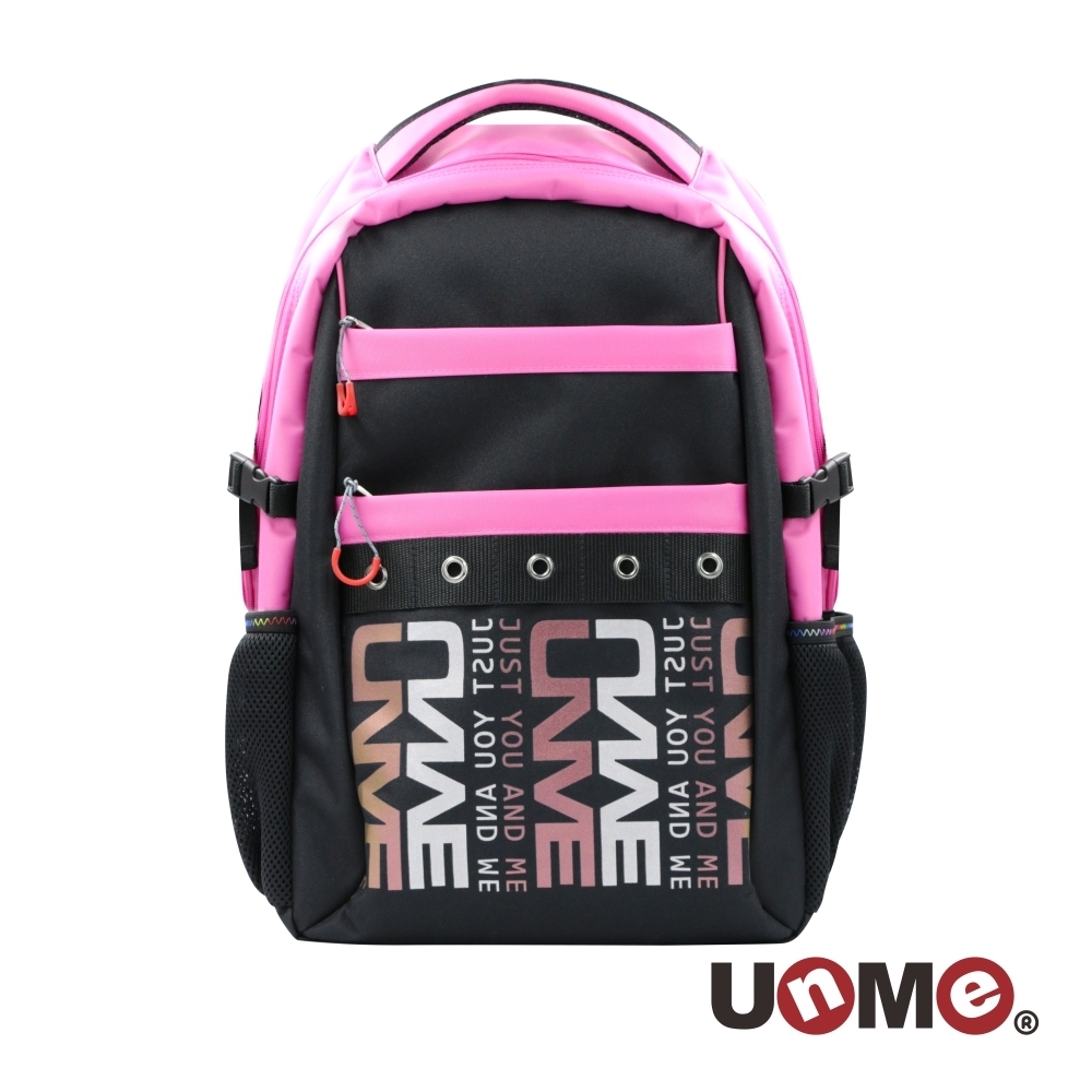 【UnMe】潮酷風格超輕量減壓機能背包-桃紅