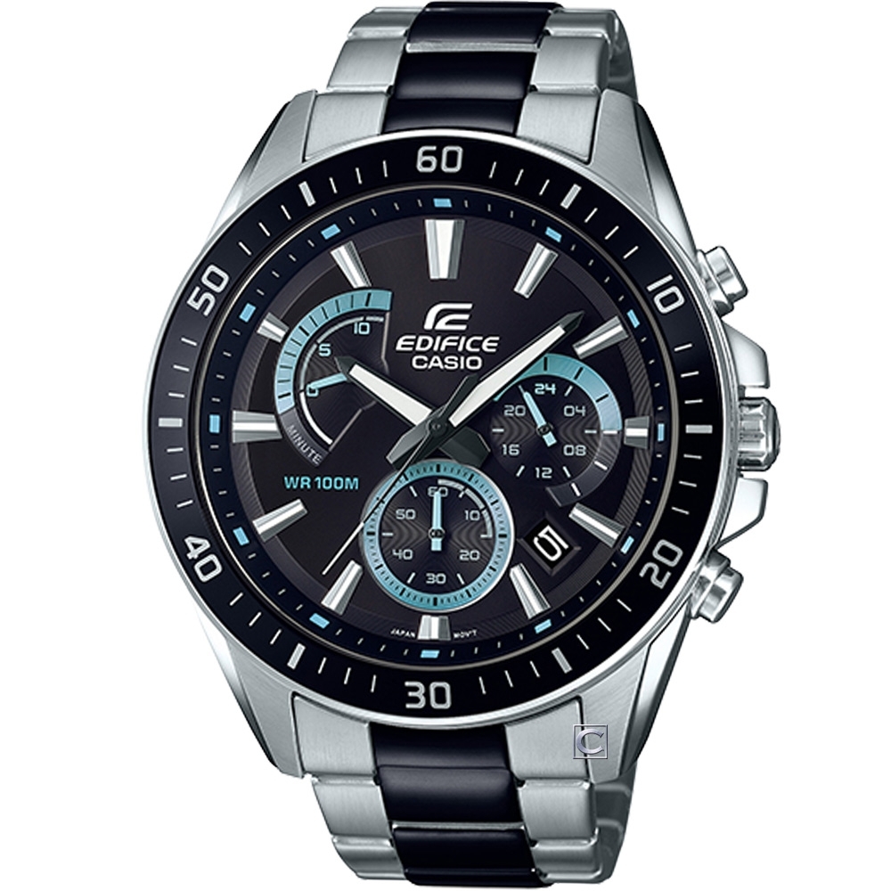 CASIO EDIFICE 賽車運動競速腕錶(EFR-552SBK-1A)