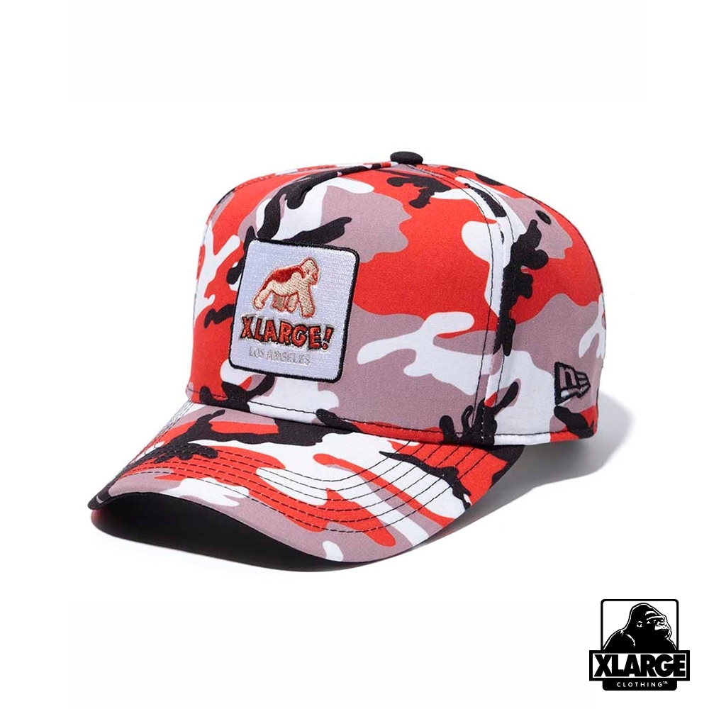 XLARGE NEWERA WALKING APE SNAPBACK CAP-棒球帽-橘