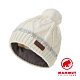 【Mammut 長毛象】Sally Beanie 保暖針織毛球羊毛帽 純白 #1191-00430 product thumbnail 1