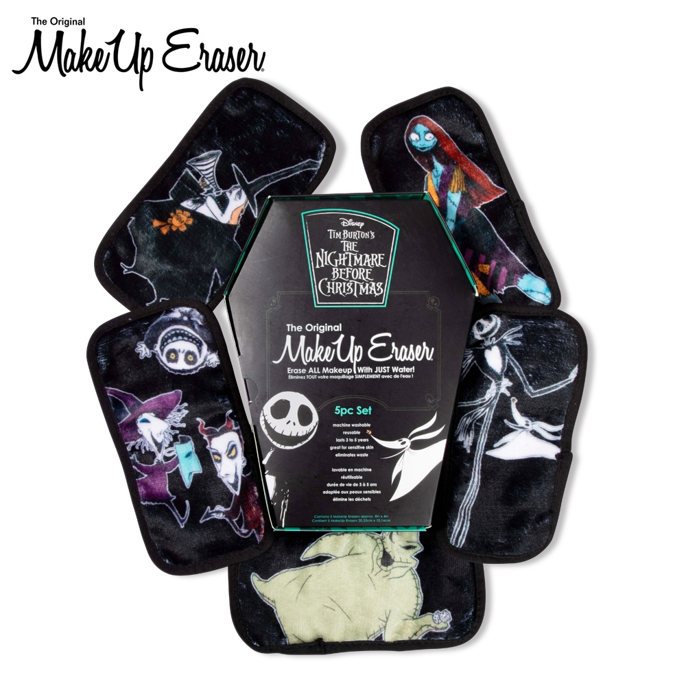 MakeUp Eraser 原創魔法卸妝巾-聖誕夜驚魂五件組 Nightmare Before Christmas 5pc Mini Set