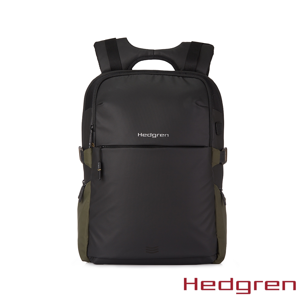 Hedgren COMMUTE系列 RFID防盜 15.6吋 三格層 附雨套 電腦後背包 都市叢林