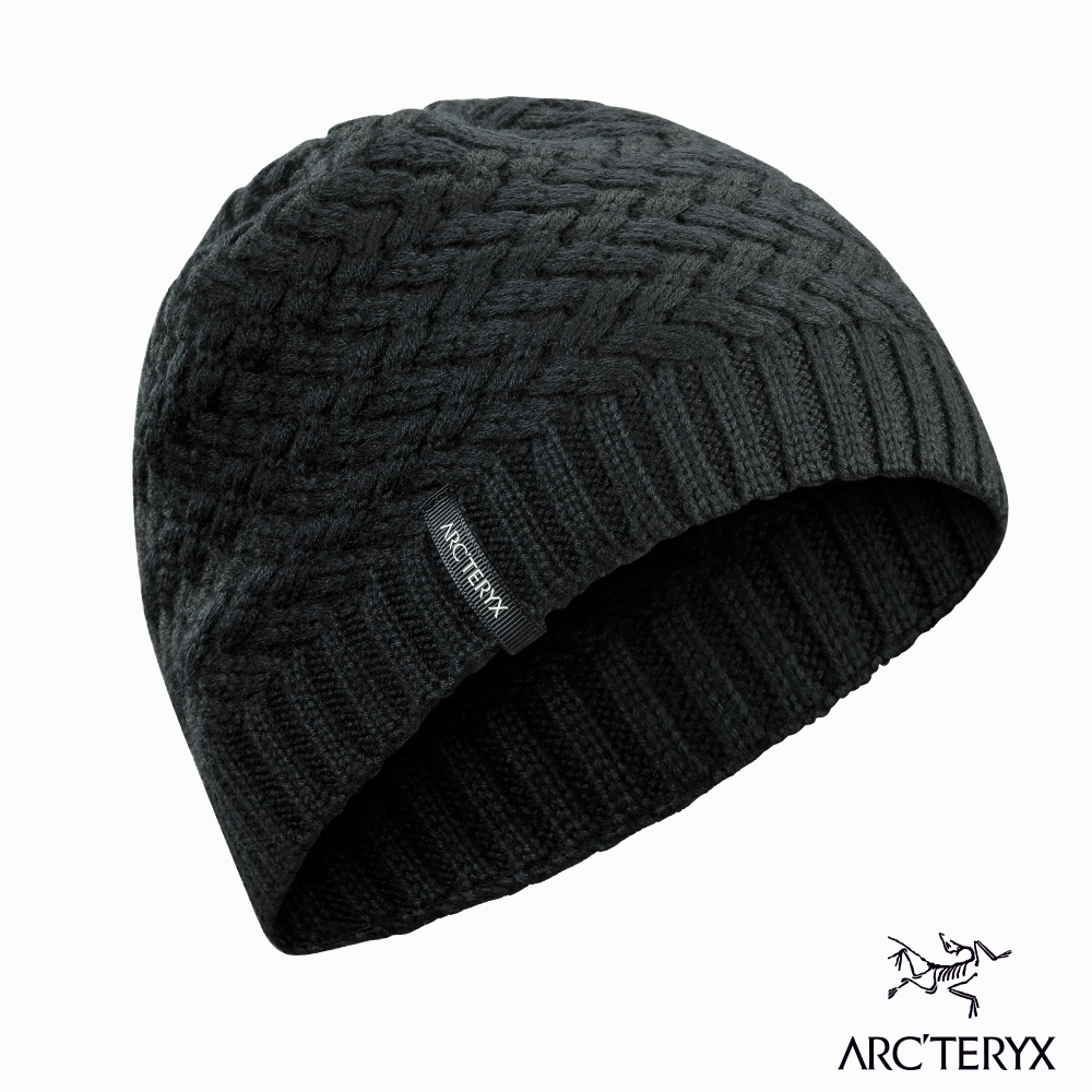 Arcteryx Waffle 保暖編織毛帽 黑