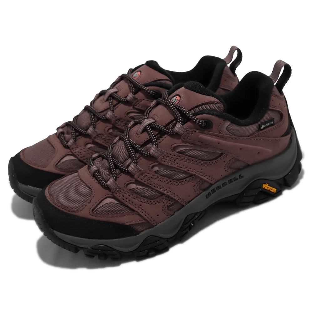 Merrell 登山鞋 Moab 3 Smooth GTX 女鞋 棕紅 防水 抗撕裂 支撐 黃金大底 越野 戶外 ML036428