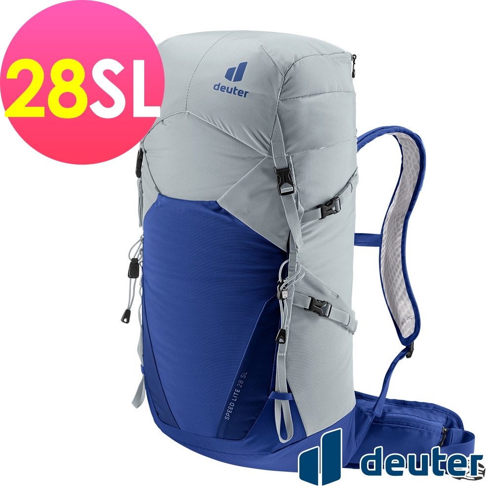 【deuter 德國】SPEED LITE 28SL超輕量旅遊背包3410522白錫藍/登山包/健行包/戶外休閒包*