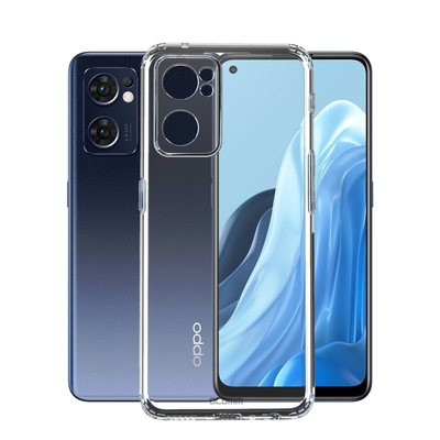 GCOMM OPPO Reno7 清透圓角防滑邊保護套 Round Edge