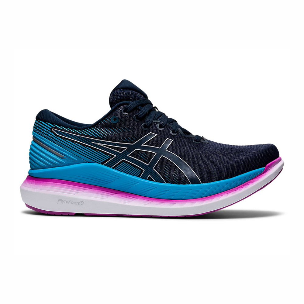 Asics Glideride 2 [1012A890-400] 女鞋 慢跑鞋 運動 休閒 輕量 支撐 緩衝 深藍 藍