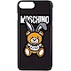 MOSCHINO Playboy 兔耳泰迪熊帆布刺繡手機殼 product thumbnail 1