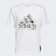 Adidas Pride Tee HC4456 男 短袖 上衣 T恤 運動 休閒 塗鴉 愛迪達 白 product thumbnail 1