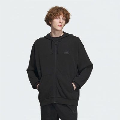 adidas 外套 男款 運動連帽外套 亞規 ST FL MH KN JKT 黑 IT3963