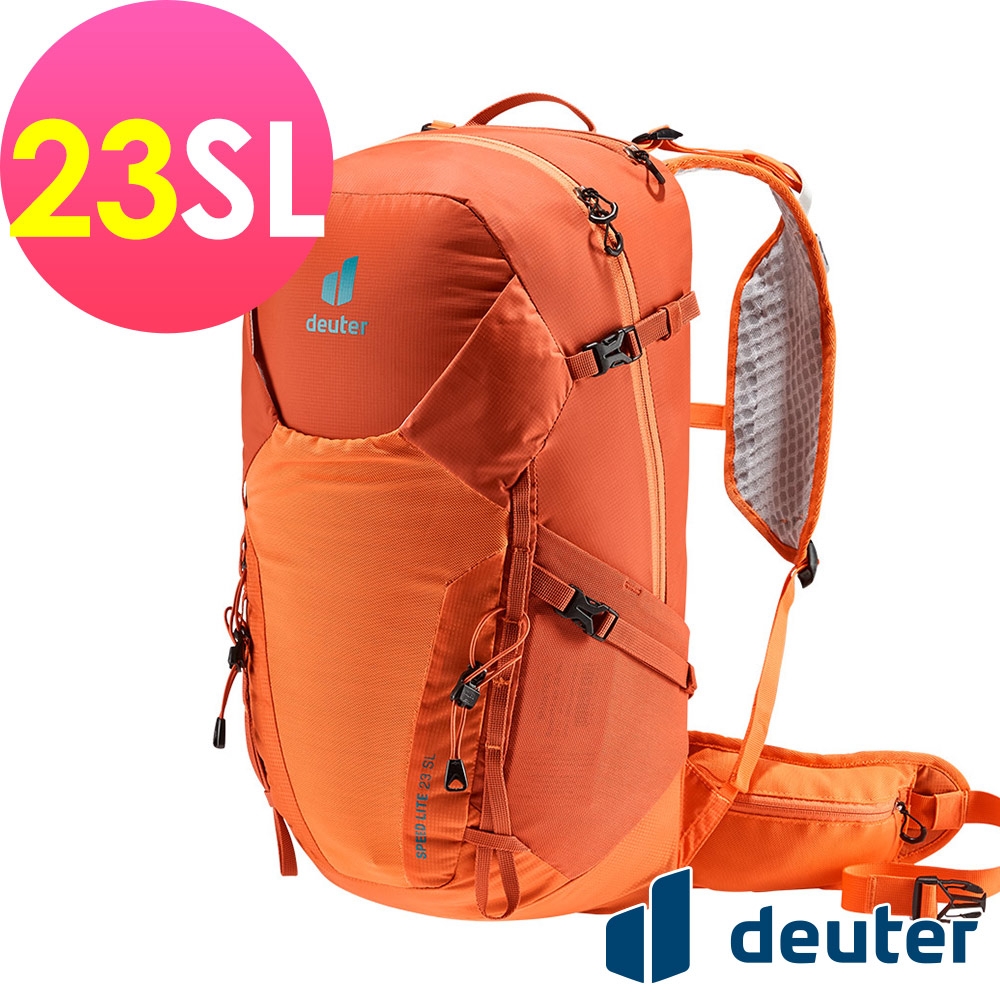 【deuter 德國】SPEED LITE 23SL超輕量旅遊背包3410322橘/戶外休閒包/健行包/登山包/單攻包/越野包*