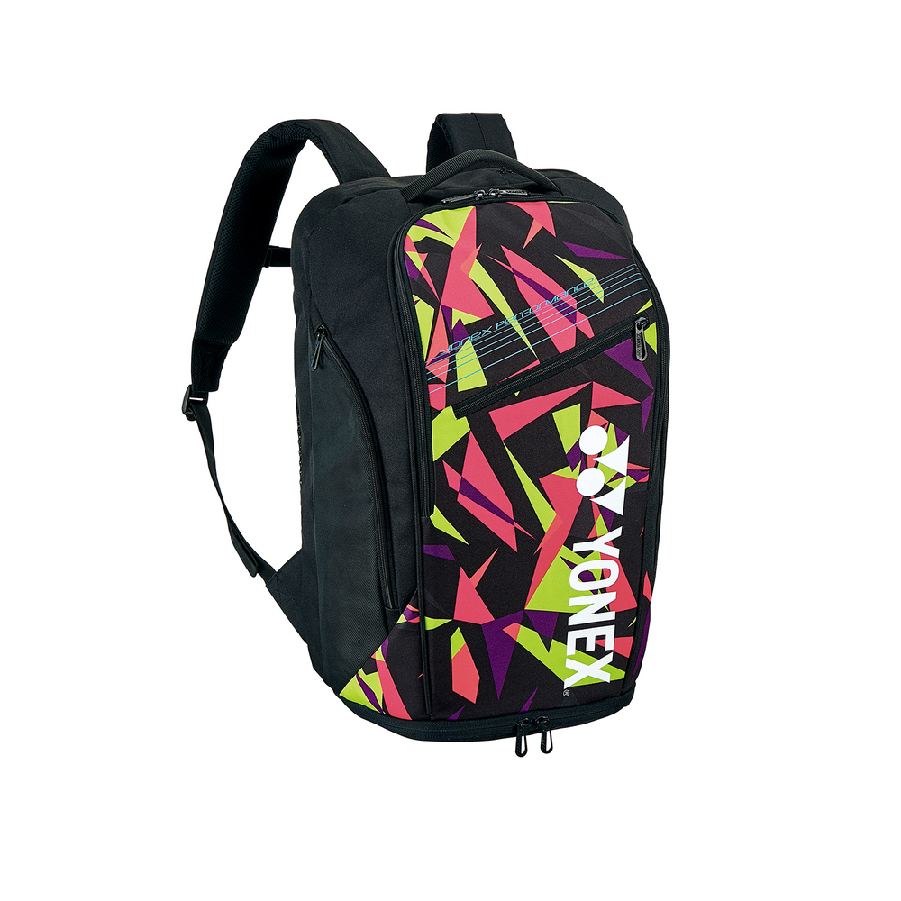 Yonex PRO BACKPACK L [BA92212LEX604] 羽拍袋 黑 粉紅