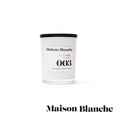 澳洲 Maison Blanche 黃瓜＆薄荷 Cucumber & Mint 60g 香氛蠟燭