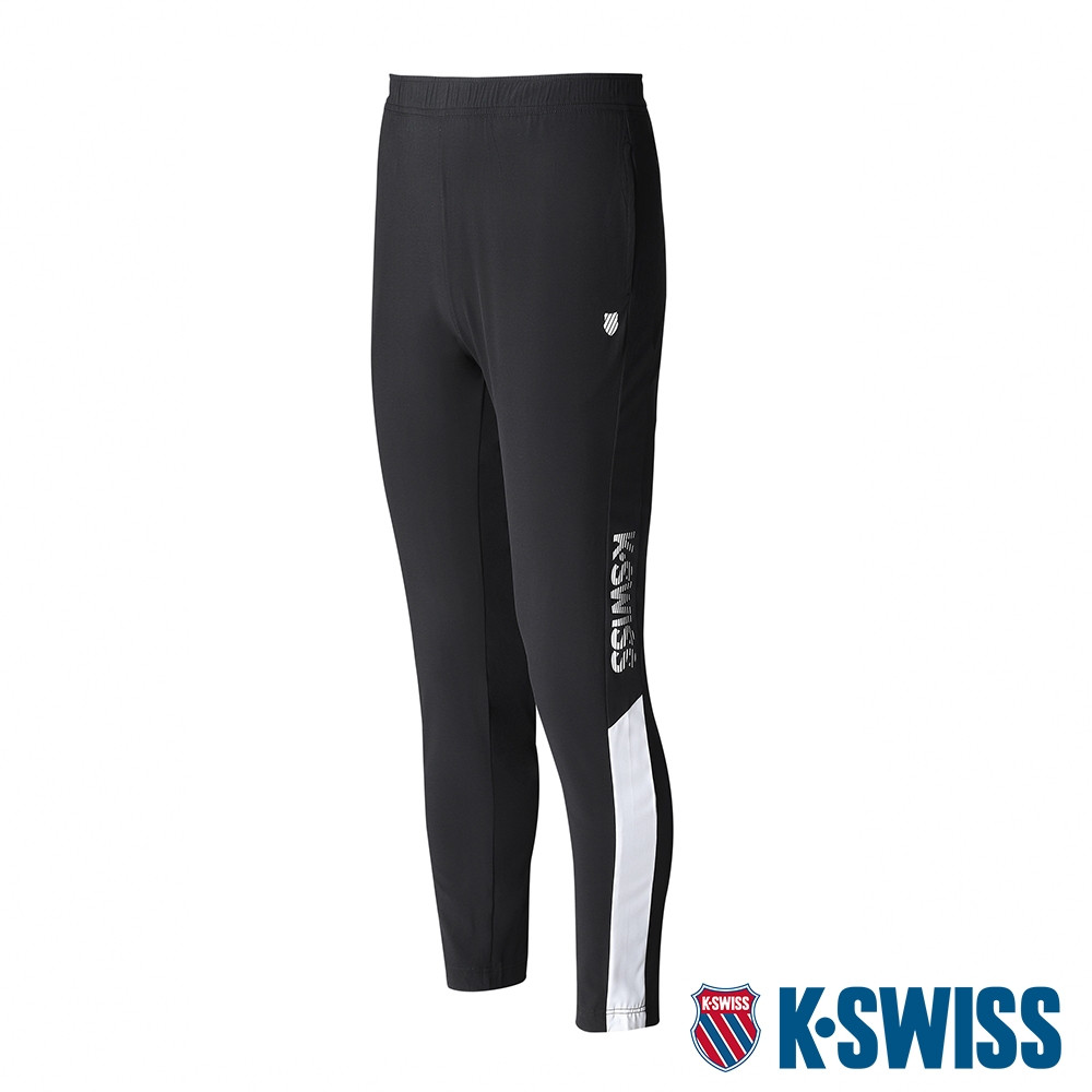 K-SWISS Stretch Panel Pants吸排運動長褲-女-黑