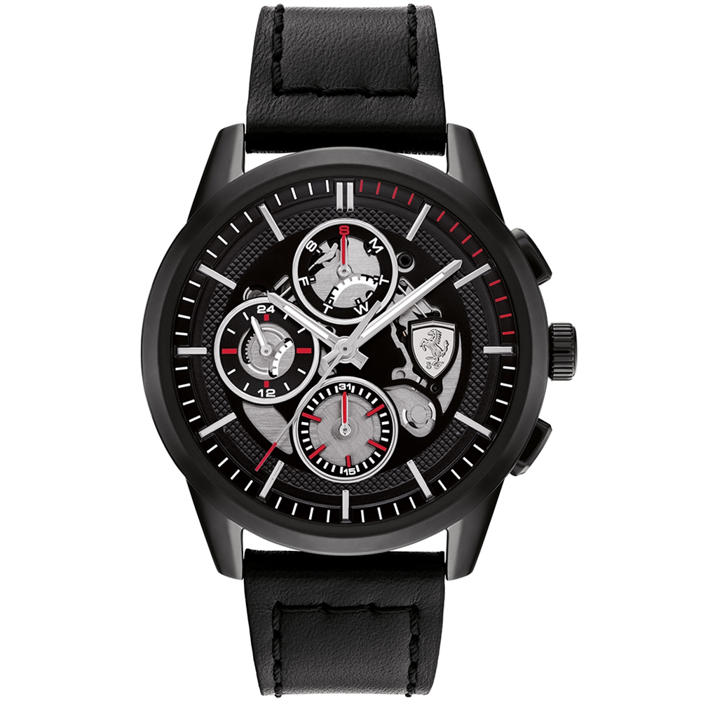 Scuderia Ferrari 法拉利 Grand Tour 奔馳競速計時手錶-44mm FA0830829