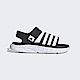 Adidas Duramo SL Sandal [FY8134] 男女 涼鞋 休閒 柔軟 舒適 緩震 穿搭 愛迪達 黑白 product thumbnail 1