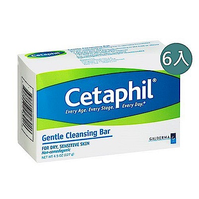 Cetaphil 舒特膚 溫和潔膚凝脂 127g 六入組