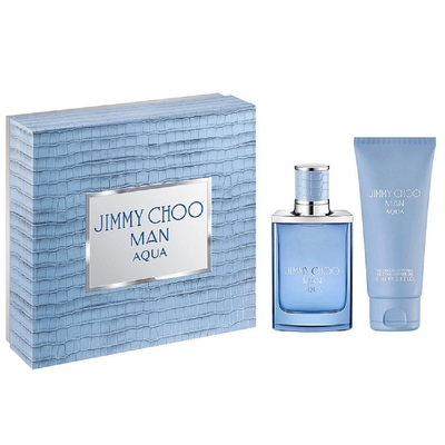 Jimmy Choo Man Aqva 活力海洋淡香水禮盒 (50ml+100ml) (原廠公司貨)