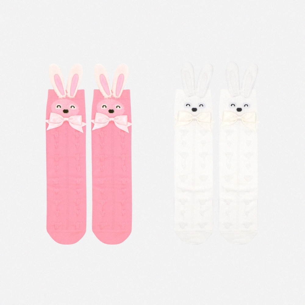 WHY AND 1/2 兔子造型長筒襪 多色可選