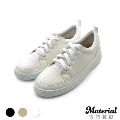 Material瑪特麗歐 MIT 休閒鞋 素面綁帶休閒鞋 T52163