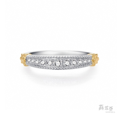 SOPHIA 蘇菲亞珠寶 - 皇家榮耀 18K雙色 鑽石戒指