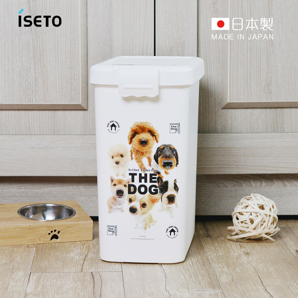 【日本ISETO】日製寵物飼料零食密封收納桶-13L product image 1