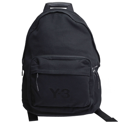 Y-3 CL BP 水洗帆布品牌字母Y-3 Logo山本耀司經典後背包(黑色)