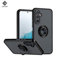 CASE SHOP Samsung A25 指環支架站立保護殼-黑