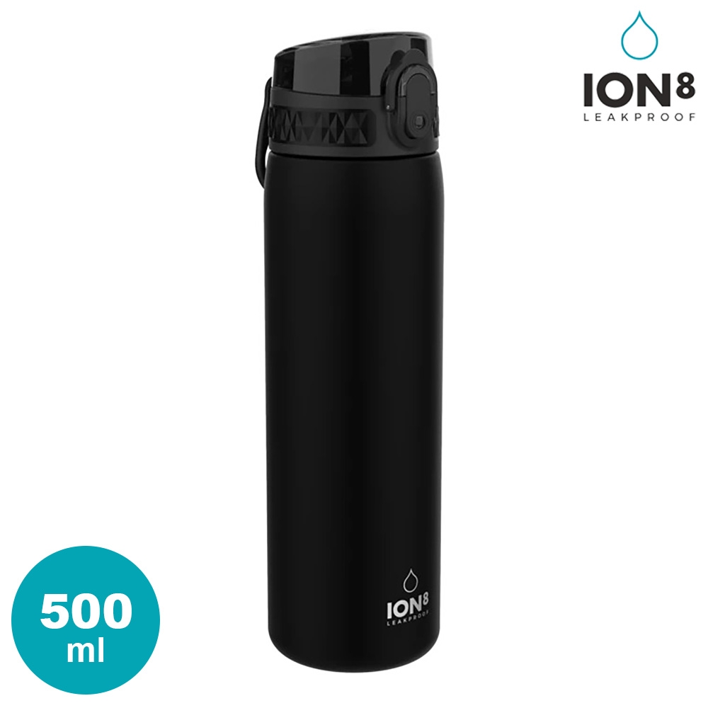 【ION8】Slim 運動休閒水壺 I8500 / Carbon霧黑 (Recyclon)