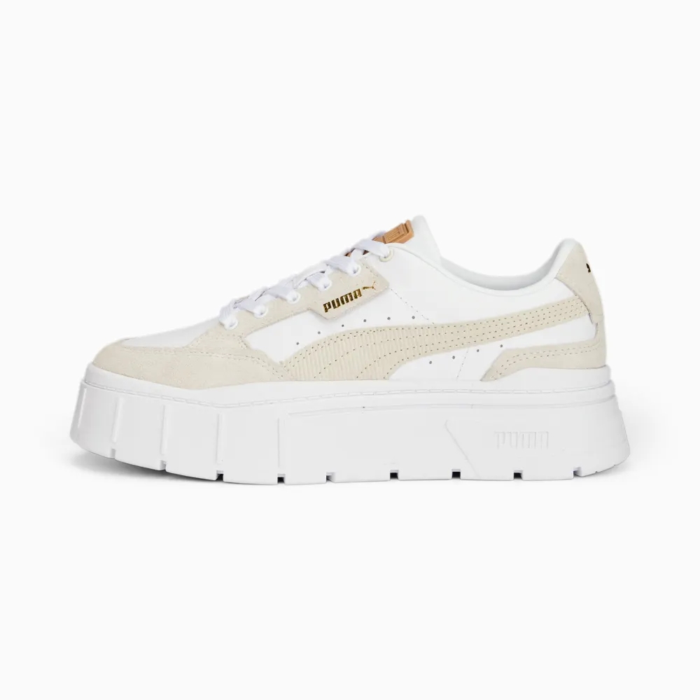 PUMA Mayze Stack Cord Wns 女休閒鞋-米白-39210301