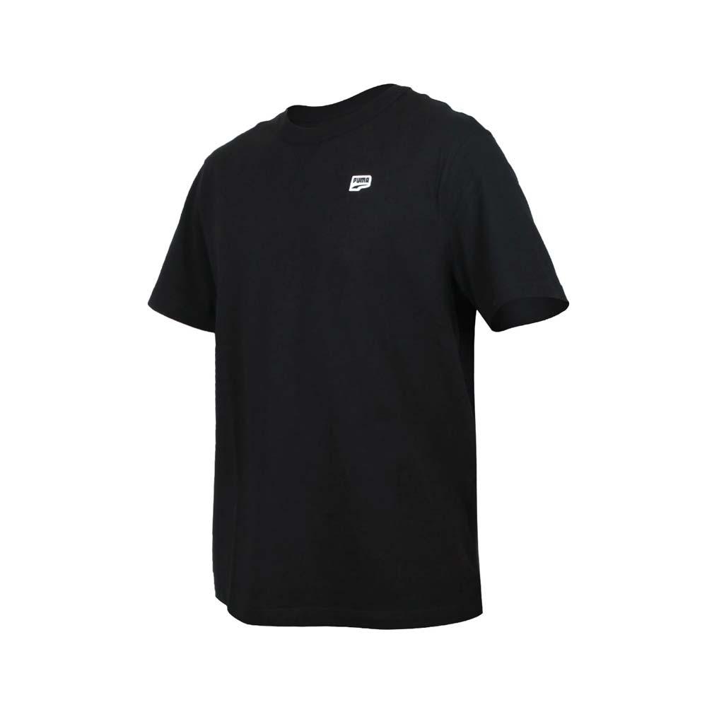 PUMA 男流行系列DOWNTOWN短袖T恤-歐規 休閒 慢跑 上衣 53428001 黑白