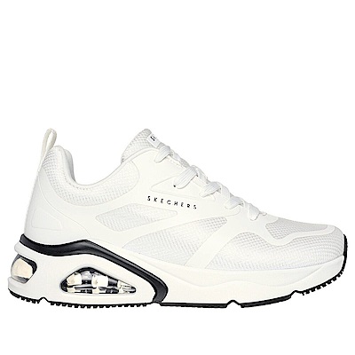 Skechers Tres-Air UNO [183070WHT] 男 休閒鞋 運動 微厚底 簡約 百搭 舒適 透氣 白