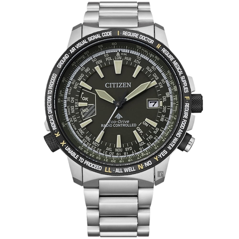 CITIZEN 星辰 PROMASTER 光動能鈦金屬電波錶 送禮首選 CB0206-86X