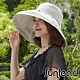 Sunlead 防曬護頸寬緣。小顏效果防風吹落抗UV遮陽帽/傘帽 (米褐色) product thumbnail 1