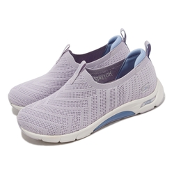 Skechers 懶人鞋 Skech-Air Arch Fit 紫 藍 女鞋 緩震 套入式 針織 休閒鞋 104251LAV