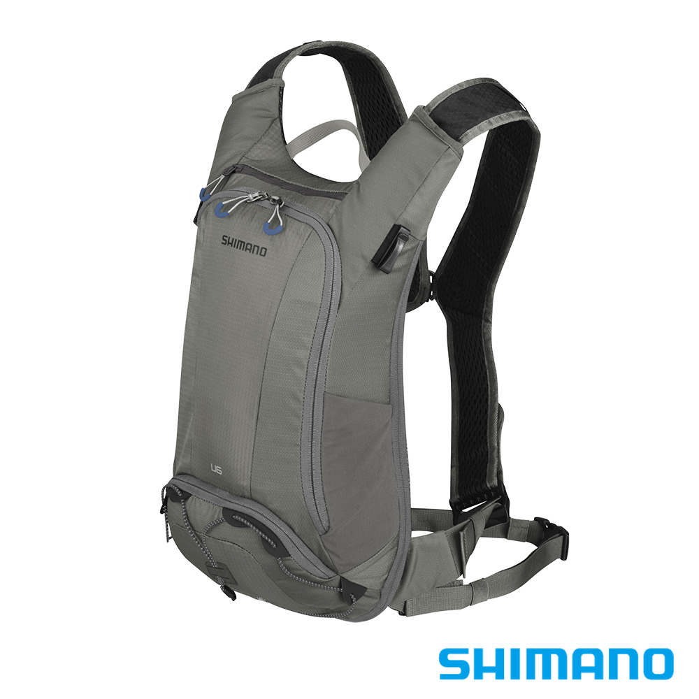 SHIMANO UNZEN 登山車水袋後背包6L 珍珠灰