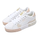 Puma 休閒鞋 Cali Star In Bloom 女鞋 板鞋 微厚底 玫瑰花 皮革鞋面 穿搭 白 粉 38063101 product thumbnail 1