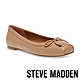 STEVE MADDEN-COSMETIC 蝴蝶結抓皺娃娃鞋-卡其色 product thumbnail 1