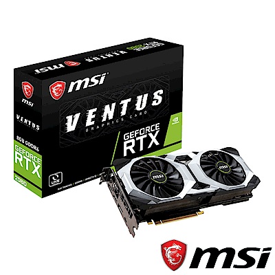 MSI微星 GeForce RTX 2080 VENTUS 8G 顯示卡