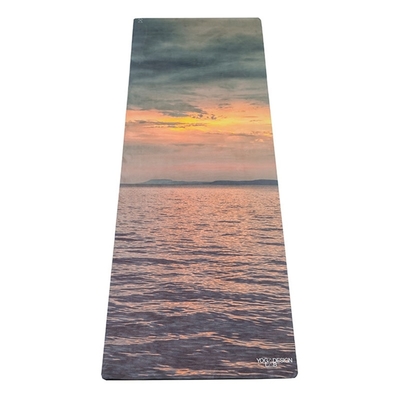 【Yoga Design Lab】Combo Mat 天然橡膠瑜珈墊3.5mm - Sunset (超細纖維絨瑜珈墊)