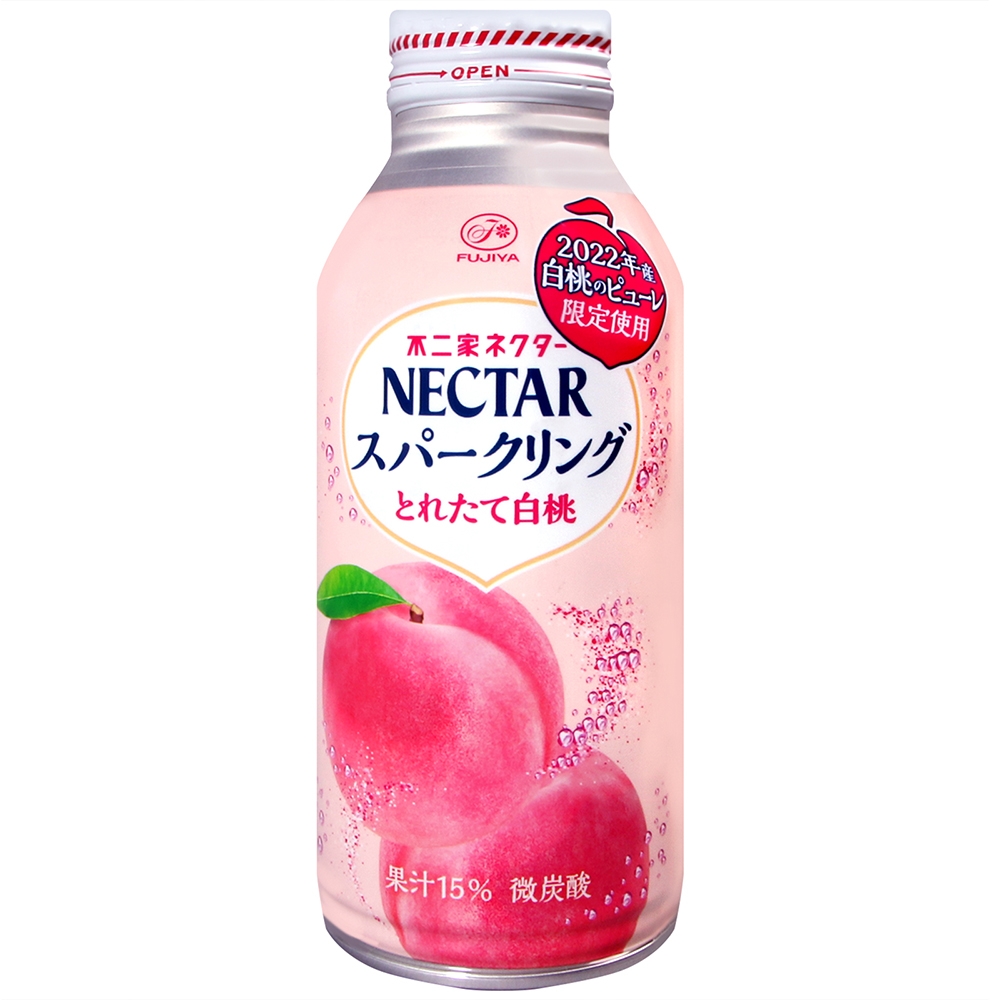 不二家 NECTAR碳酸飲料-桃子風味(380ml)