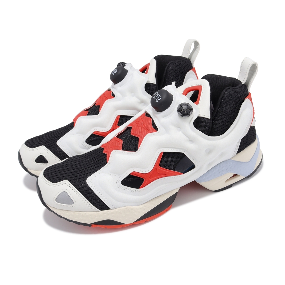 Reebok 休閒鞋 Instapump Fury 95 男鞋 白 紅 多色拼接 輕量 充氣式 無鞋帶 運動鞋  100074872